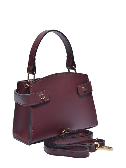 Anna Luchini Weinfarbe Rindsledertasche - Image 2