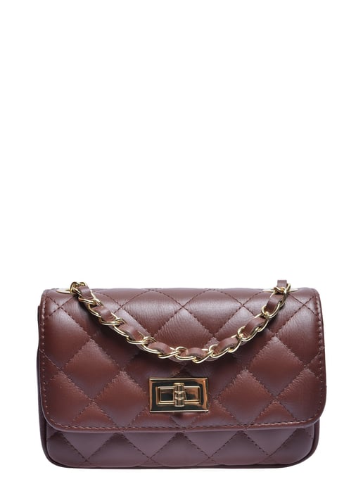 Luisa Vannini Kastanienbraun Rindsledertasche - Image 1