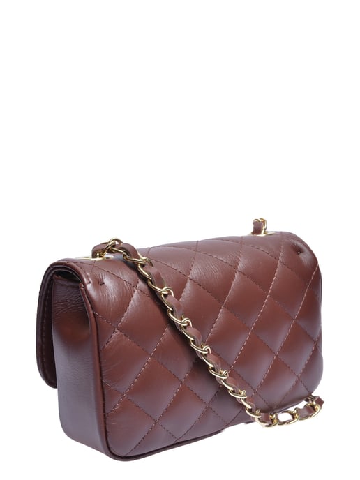 Luisa Vannini Kastanienbraun Rindsledertasche - Image 2