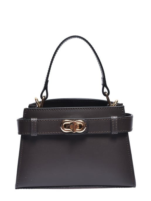 Anna Luchini Kastanienbraun Rindsledertasche - Image 1