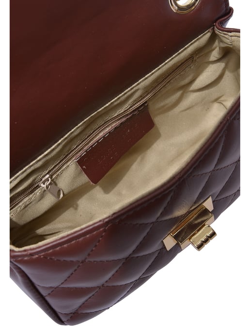 Luisa Vannini Kastanienbraun Rindsledertasche - Image 4