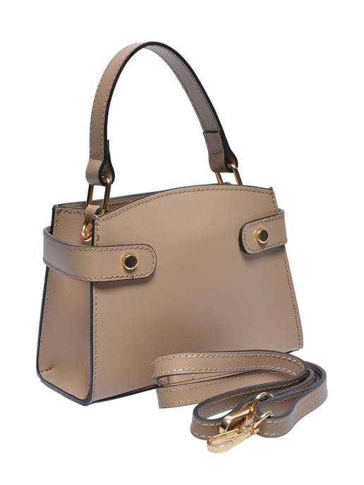 Anna Luchini Beige Rindsledertasche - Image 2