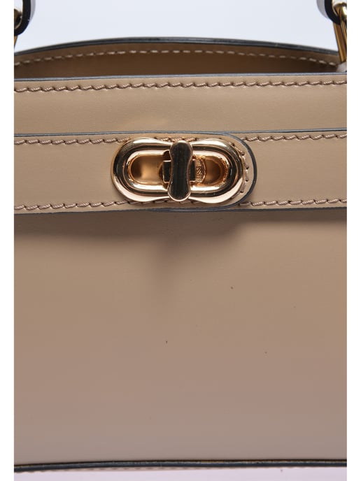 Anna Luchini Beige Rindsledertasche - Image 3