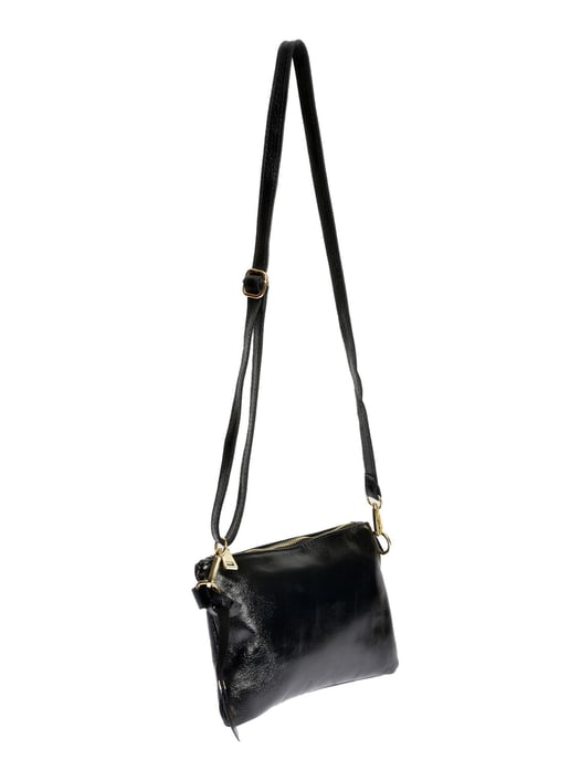 Anna Luchini Schwarz Rindsledertasche - Image 2