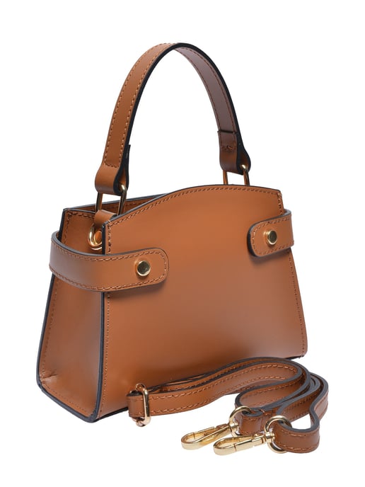 Anna Luchini Braun Rindsledertasche - Image 2