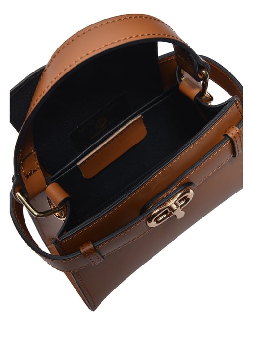 Anna Luchini Braun Rindsledertasche - Image 4