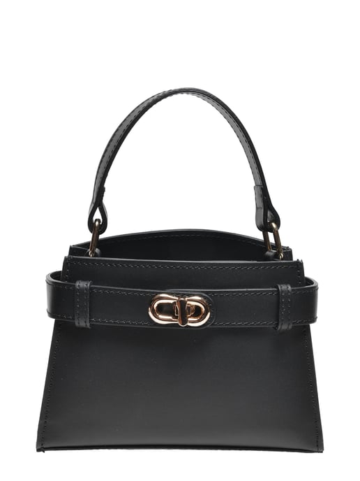 Anna Luchini Schwarz Rindsledertasche - Image 1