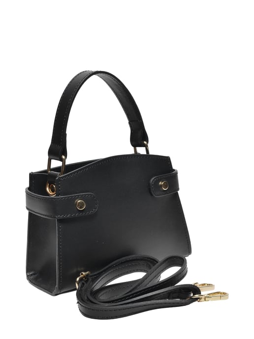Anna Luchini Schwarz Rindsledertasche - Image 2