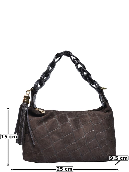 Roberta M Zweifarbig Rindsledertasche - Image 5