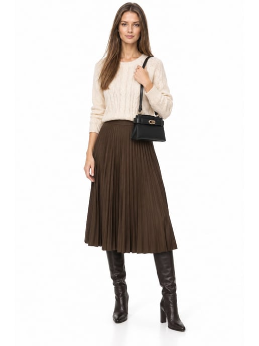 Anna Luchini Schwarz Rindsledertasche - Image 6
