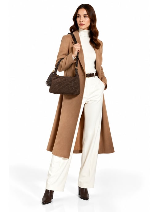 Roberta M Zweifarbig Rindsledertasche - Image 6