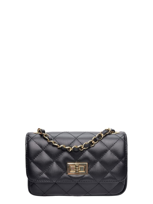 Luisa Vannini Schwarz Rindsledertasche - Image 1