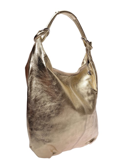 Anna Luchini Gold Rindsledertasche - Image 2