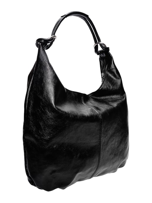 Anna Luchini Schwarz Rindsledertasche - Image 2