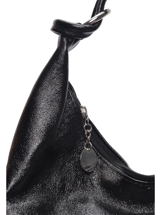 Anna Luchini Schwarz Rindsledertasche - Image 3