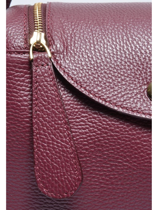 Luisa Vannini Weinfarbe Rindsledertasche - Image 3