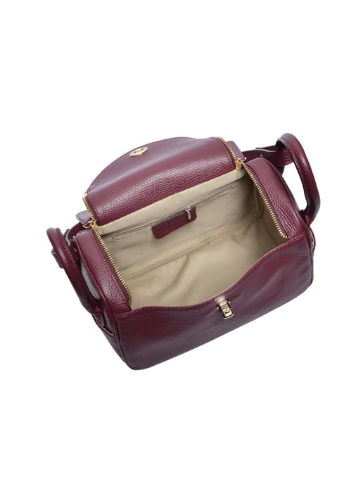 Luisa Vannini Weinfarbe Rindsledertasche - Image 4
