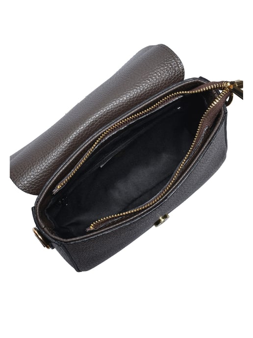 Anna Luchini Kastanienbraun Rindsledertasche - Image 4