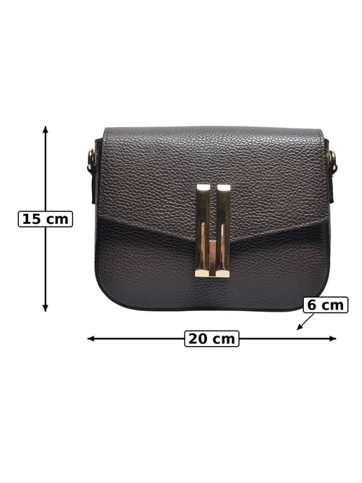Anna Luchini Kastanienbraun Rindsledertasche - Image 5
