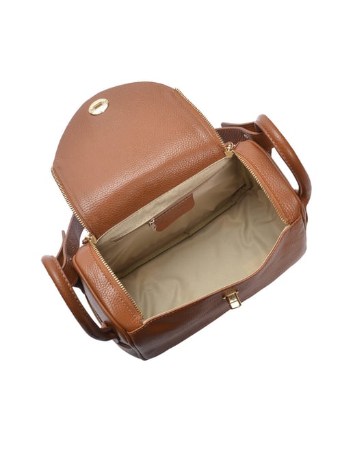 Luisa Vannini Braun Rindsledertasche - Image 4