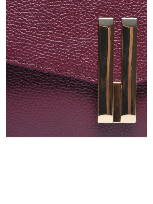 Anna Luchini Weinfarbe Rindsledertasche - Image 3