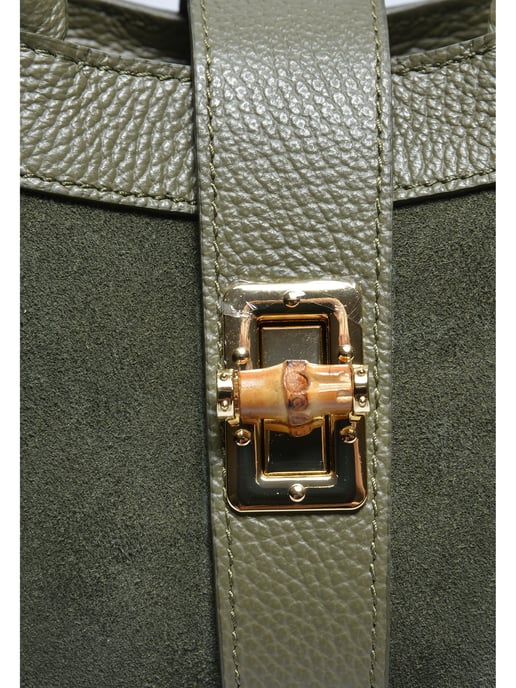 Isabella Rhea Grün Rindsledertasche - Image 3