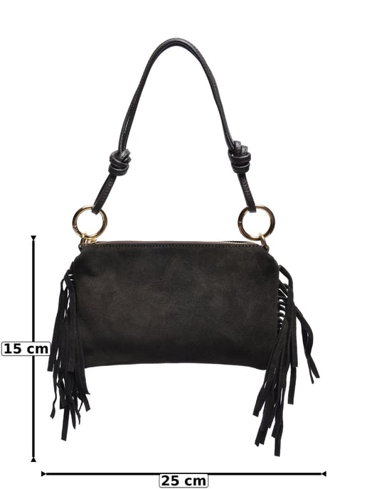 Roberta M Zweifarbig Rindsledertasche - Image 5