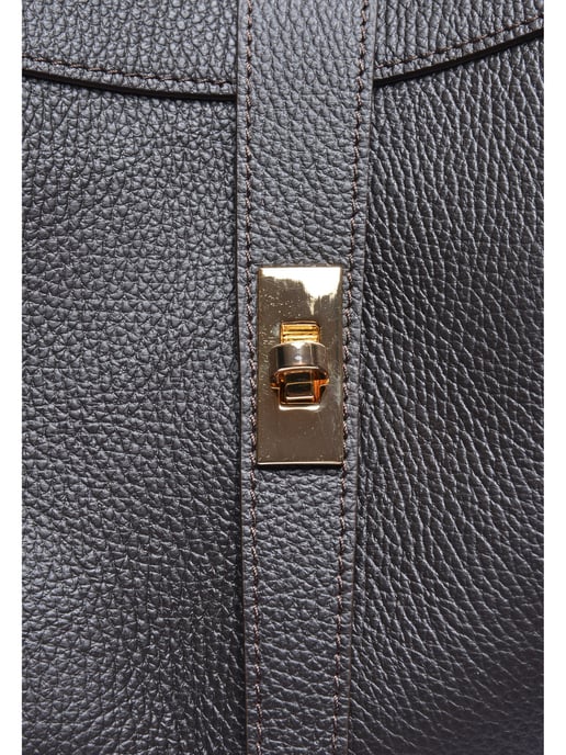 Luisa Vannini Kastanienbraun Rindsledertasche - Image 3