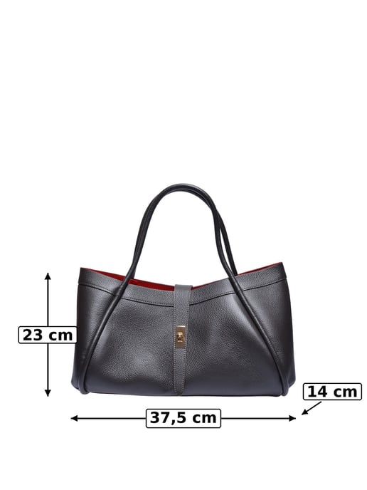 Luisa Vannini Kastanienbraun Rindsledertasche - Image 5