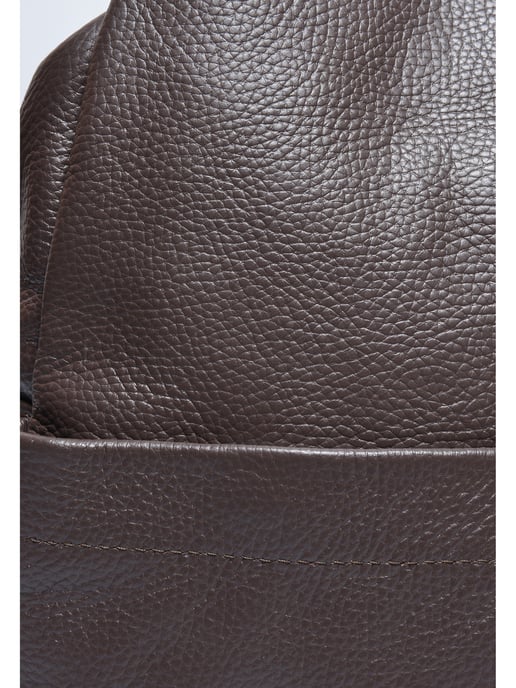 Anna Luchini Kastanienbraun Rindsledertasche - Image 3