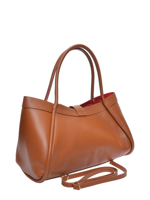 Luisa Vannini Braun Rindsledertasche - Image 2