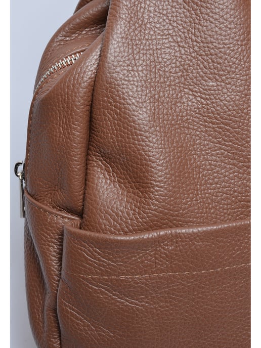 Anna Luchini Kastanienbraun Rindsledertasche - Image 3