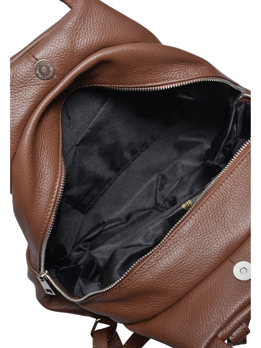 Anna Luchini Kastanienbraun Rindsledertasche - Image 4