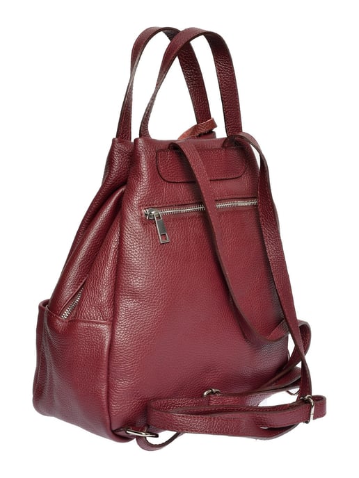 Anna Luchini Weinfarbe Rindsledertasche - Image 2