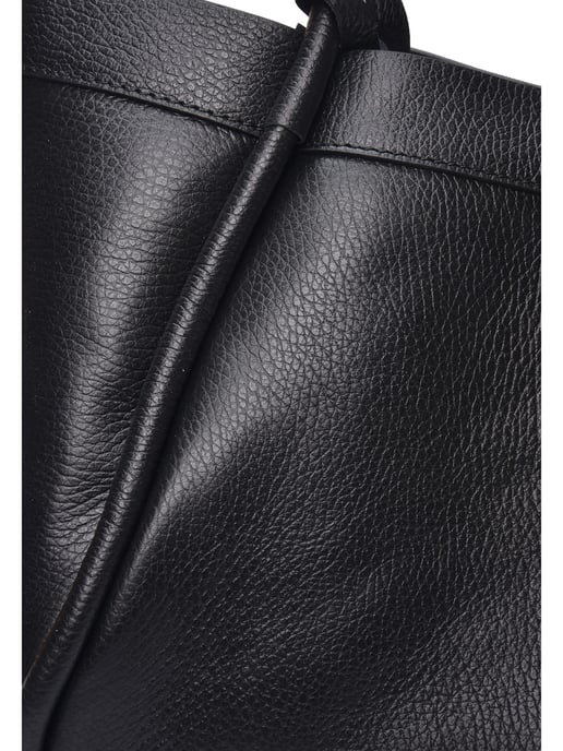 Luisa Vannini Schwarz Rindsledertasche - Image 3