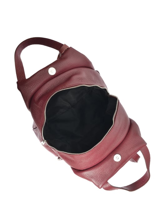 Anna Luchini Weinfarbe Rindsledertasche - Image 4