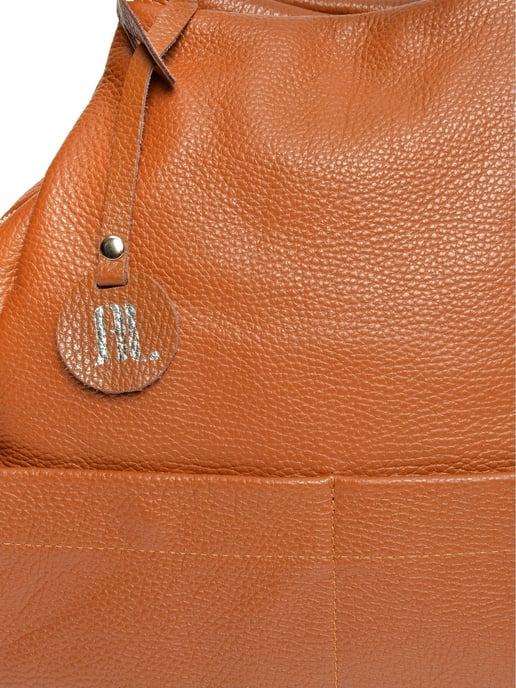 Anna Luchini Braun Rindsledertasche - Image 3