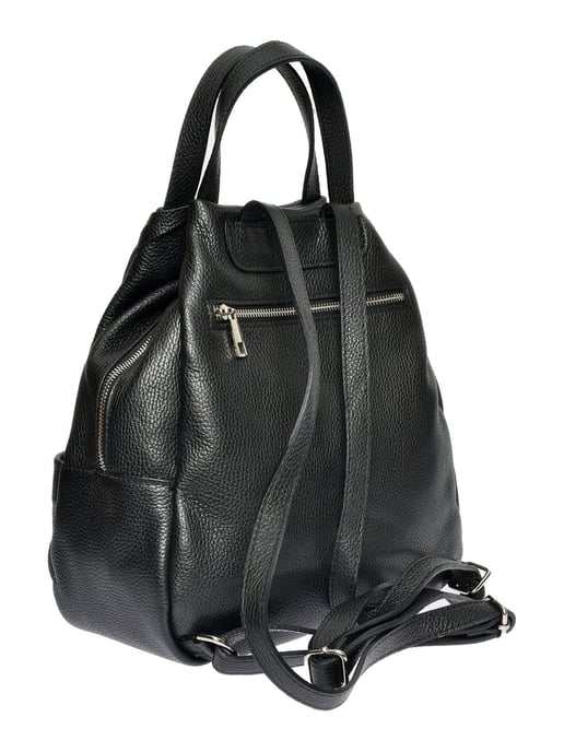Anna Luchini Schwarz Rindsledertasche - Image 2
