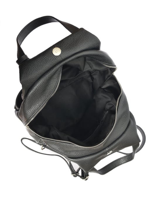 Anna Luchini Schwarz Rindsledertasche - Image 4