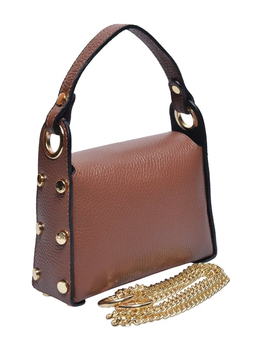 Anna Luchini Kastanienbraun Rindsledertasche - Image 2