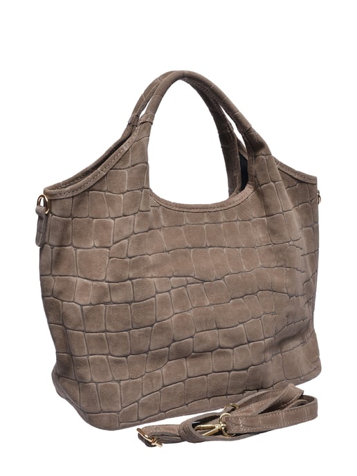 Anna Luchini Beige Rindsledertasche - Image 2