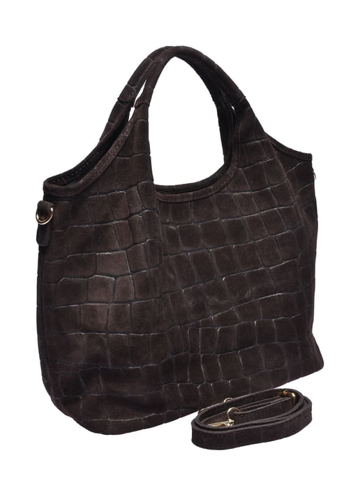 Anna Luchini Kastanienbraun Rindsledertasche - Image 2