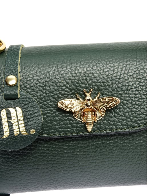 Anna Luchini Grün Rindsledertasche - Image 3