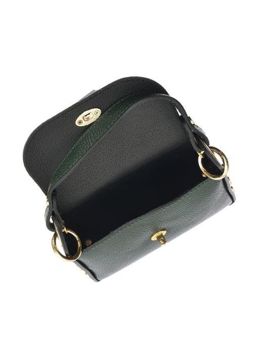 Anna Luchini Grün Rindsledertasche - Image 4