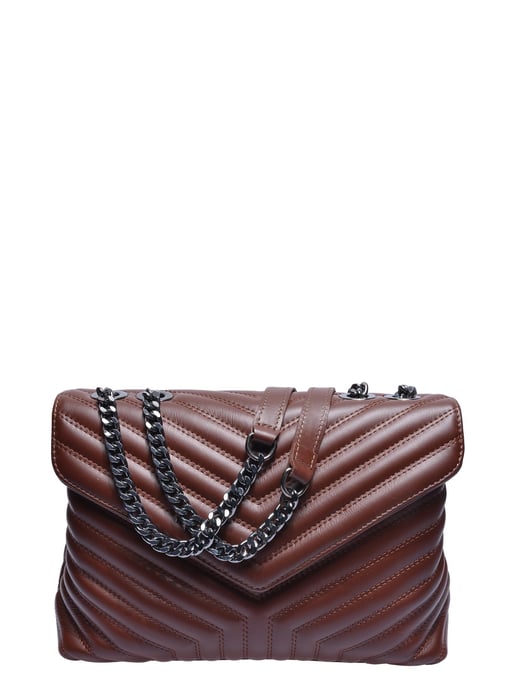 Luisa Vannini BROWN Rindsledertasche - Image 1