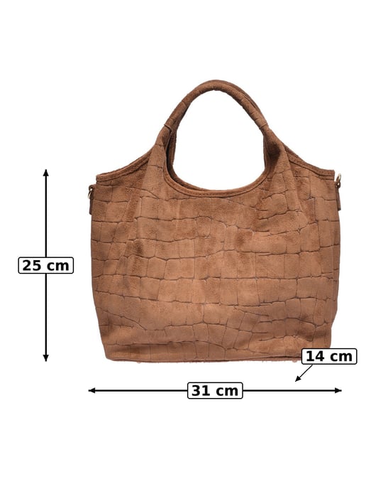 Anna Luchini Braun Rindsledertasche - Image 5