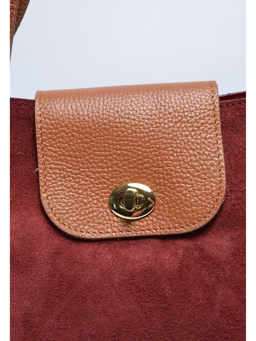 Roberta M Burgund Rindsledertasche - Image 3