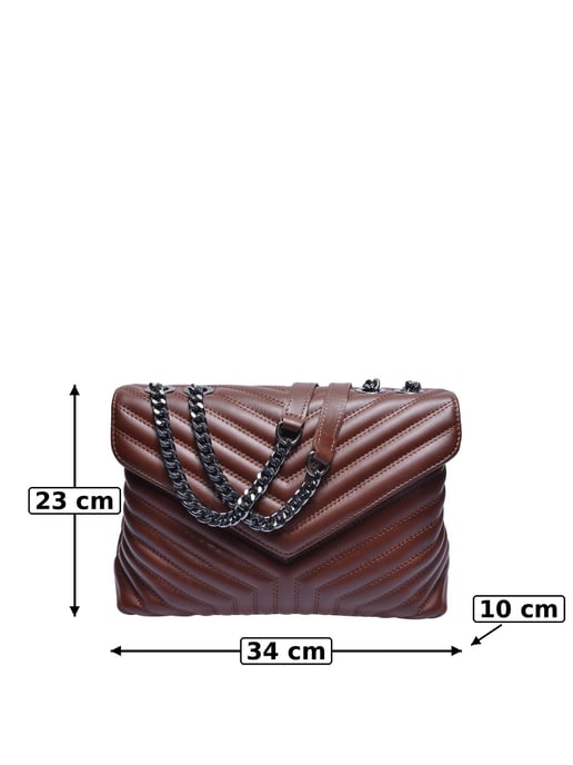 Luisa Vannini BROWN Rindsledertasche - Image 5