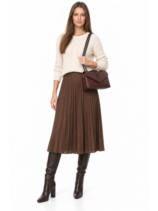 Luisa Vannini BROWN Rindsledertasche - Image 6