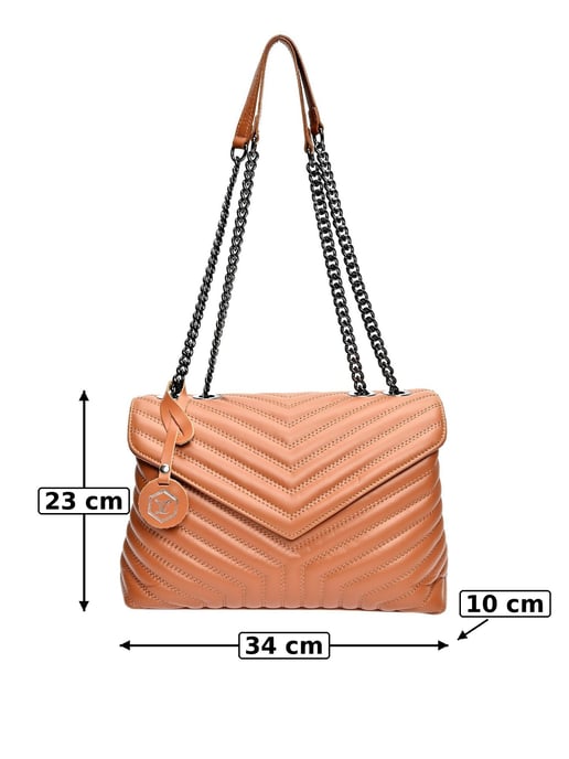 Luisa Vannini COGNAC Rindsledertasche - Image 6